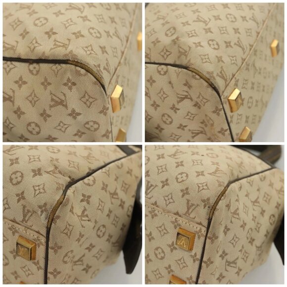 LOUIS VUITTON Monogram Mini Josephine PM Hand Bag Khaki - Picture 15 of 15